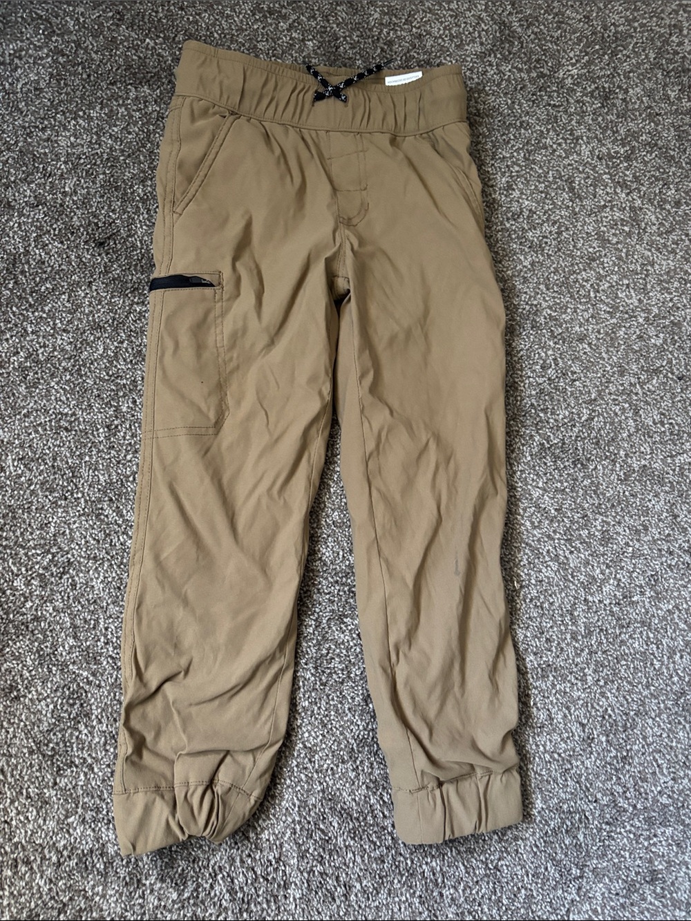 Weatherproof Boy’s Olive Tan Cargo Jogger Pants